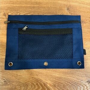 Navy and black pencil case​​​​